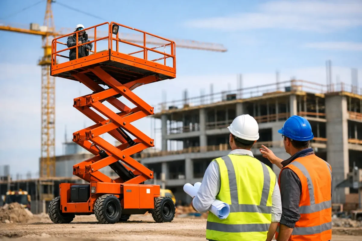 Plataforma tijera para construcción: cómo elegir