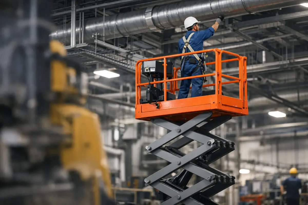 Plataforma elevadora para mantenimiento industrial
